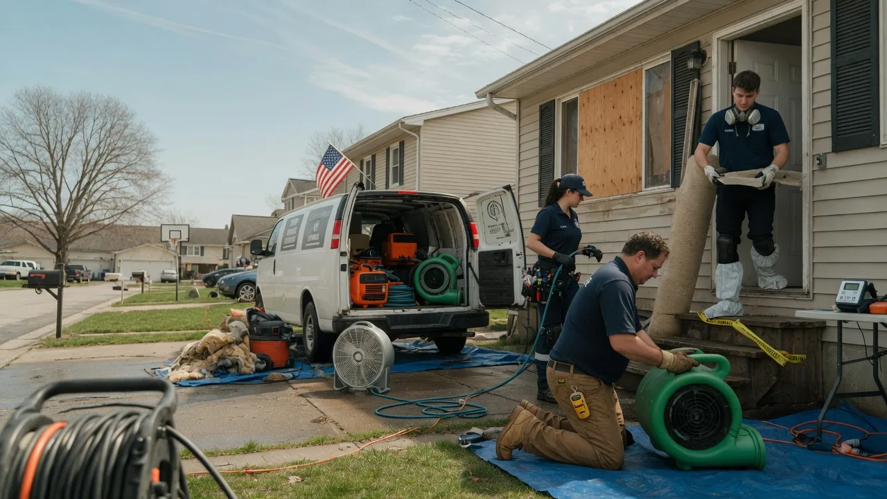 Water Damage Restoration in Kieler, WI near me